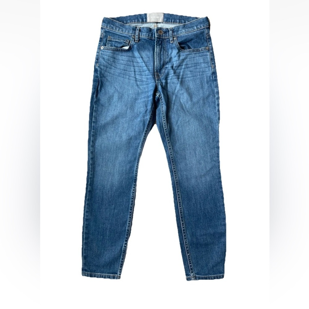 Everlane The Original Straight Leg Ankle Jeans Women’s Sz 28 Blue Mid Rise Denim